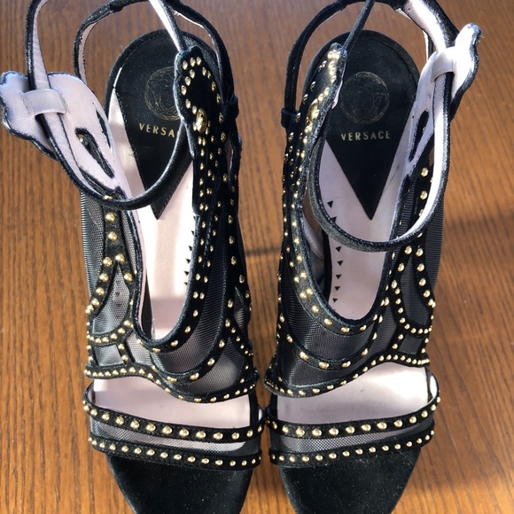 *SOLD* STUNNING Versace Runway platform sandals - Picture 3 of 10